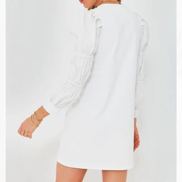 White Poplin Long Sleeve Willa Mini Knit Dress
HYACINTH HOUSE - Picture 3 of 8